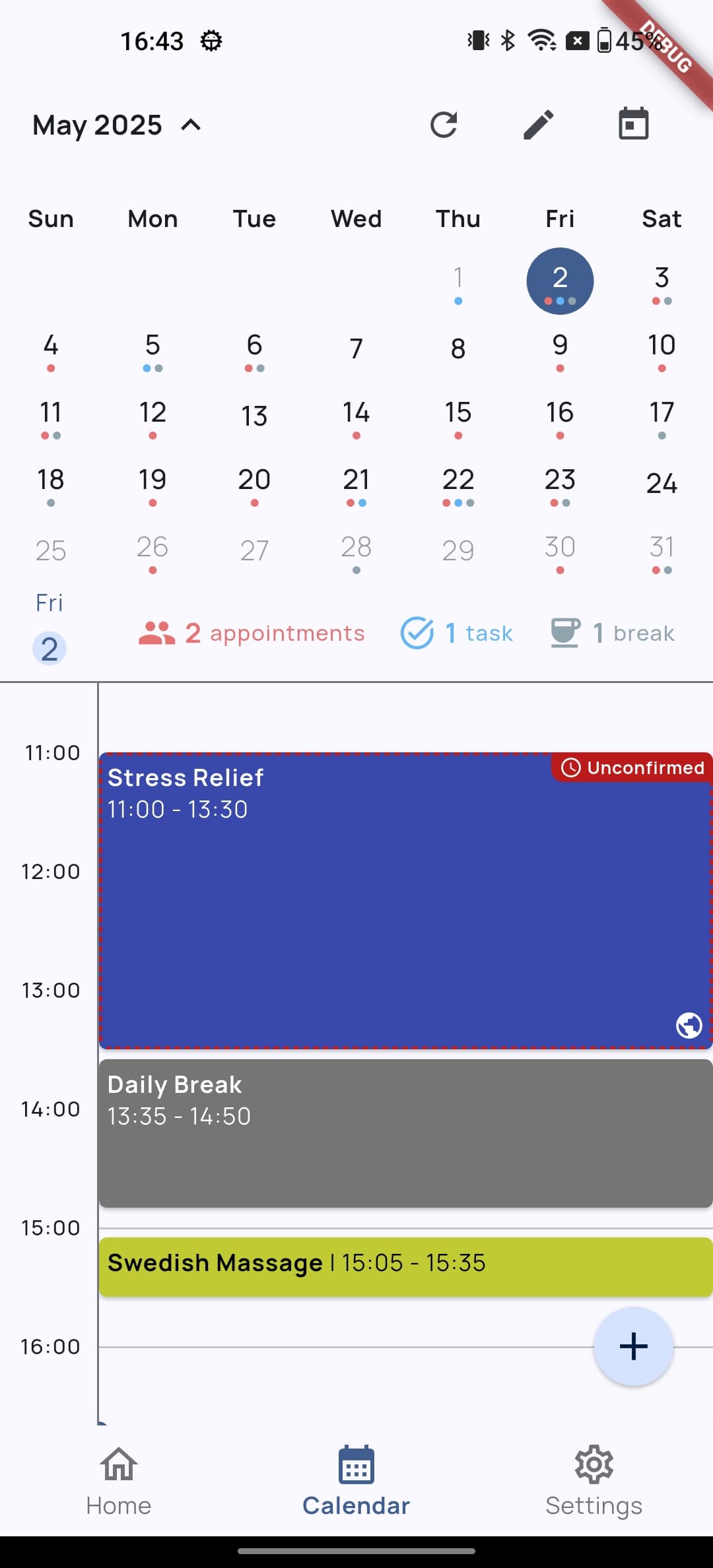 Bookora app interface