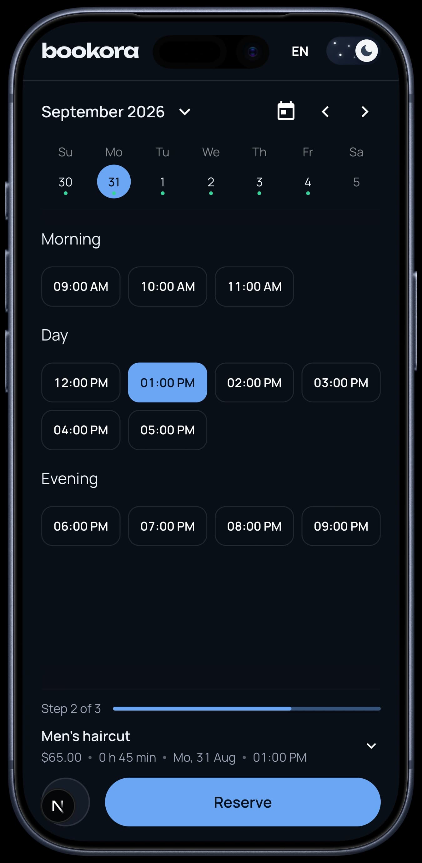 Online Booking
