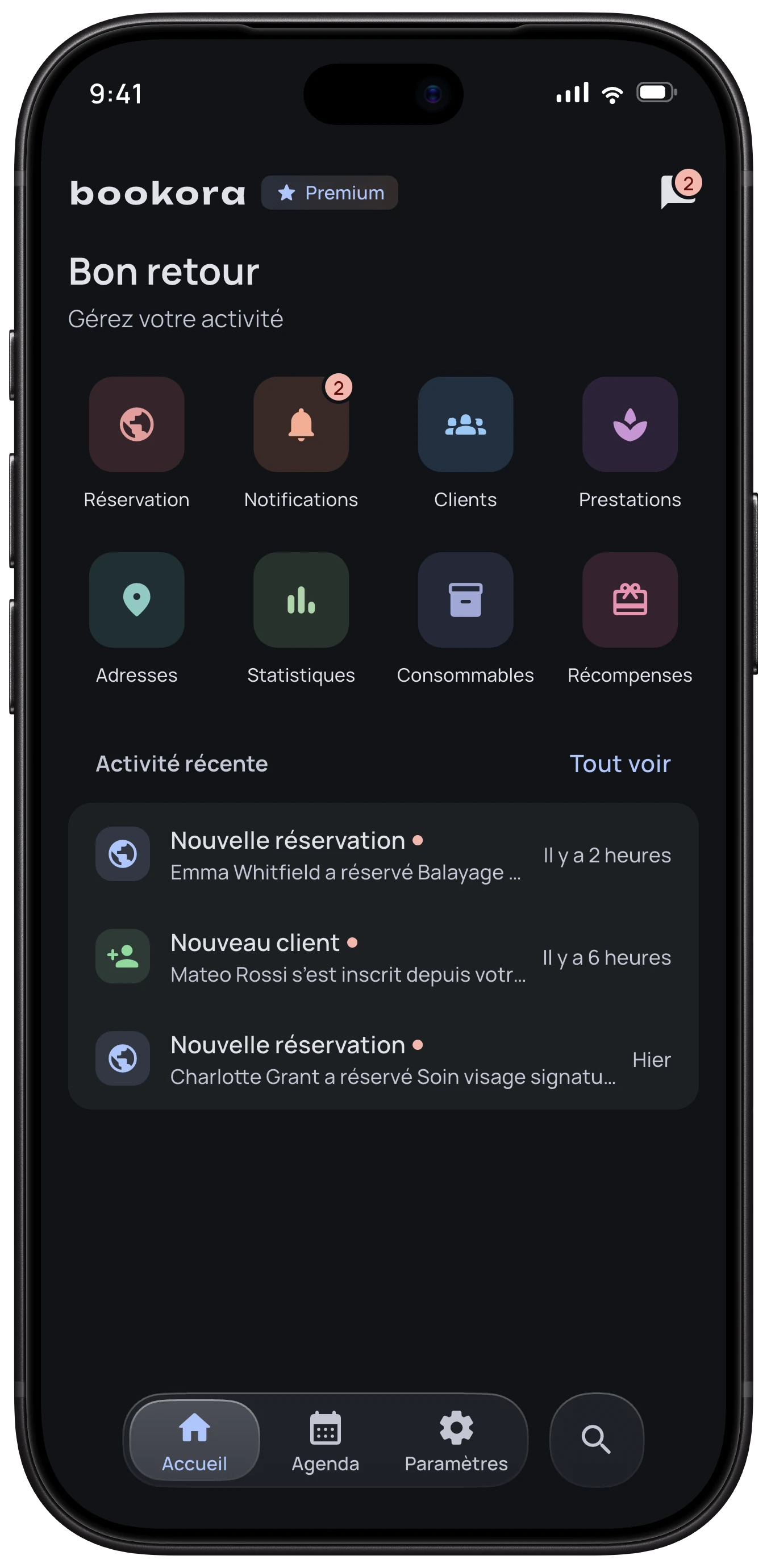 Tableau de bord intelligent
